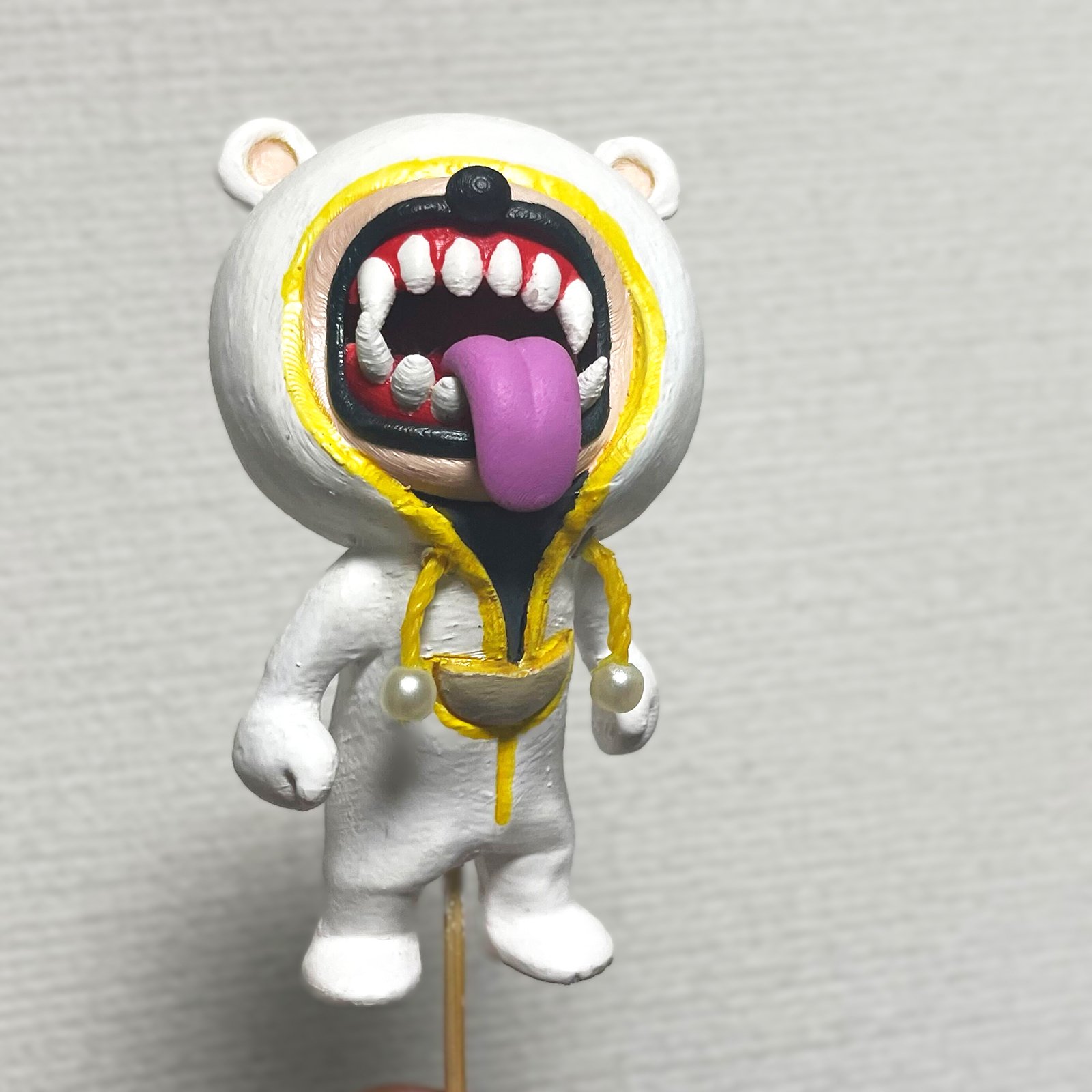 販売用クマームフィギュア作成記＃18 カラバリ：しろクマーム