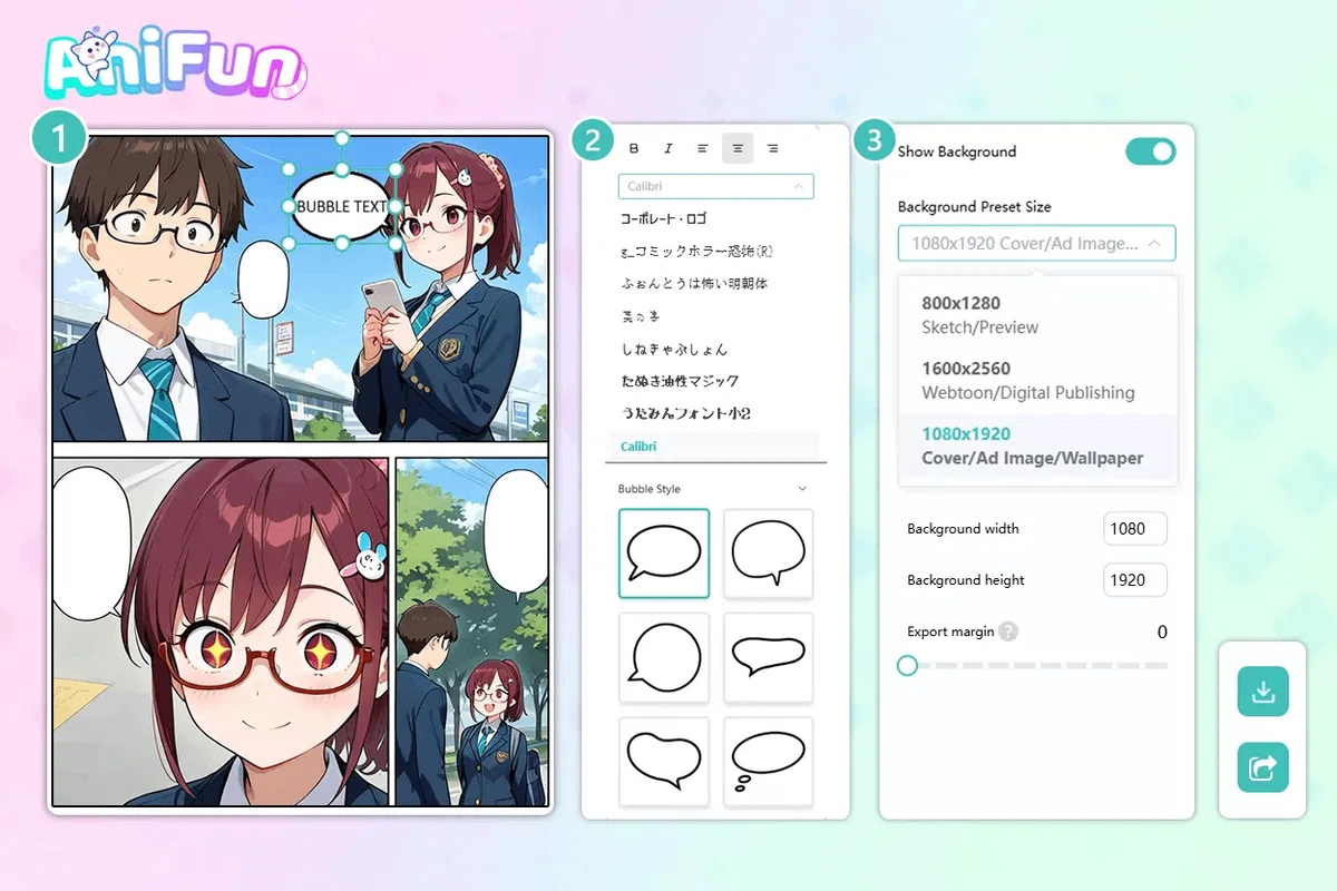 Anifun AIで、マンガ制作がもっと自由に楽しくなる！｜幸江