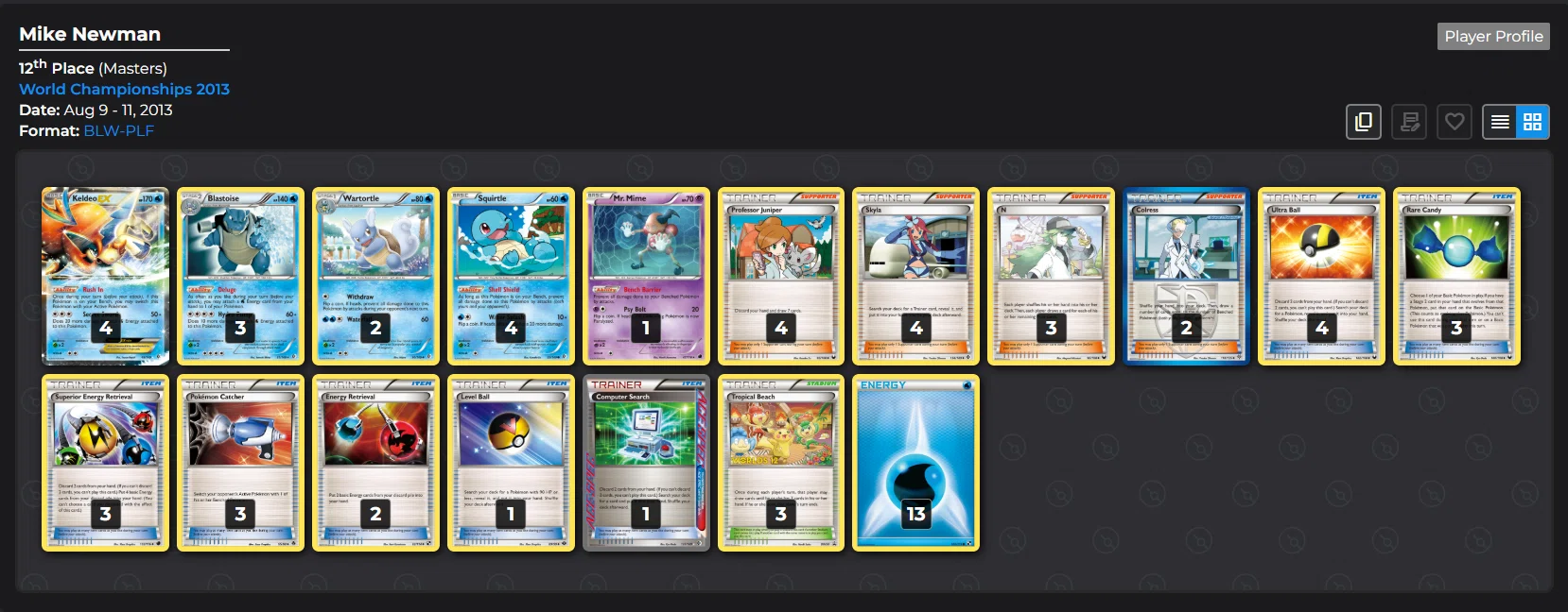 pokemon world championships 2013 cards value Pokemon TCG 2013 World Championship Deck Clement Lamberton Anquilles S