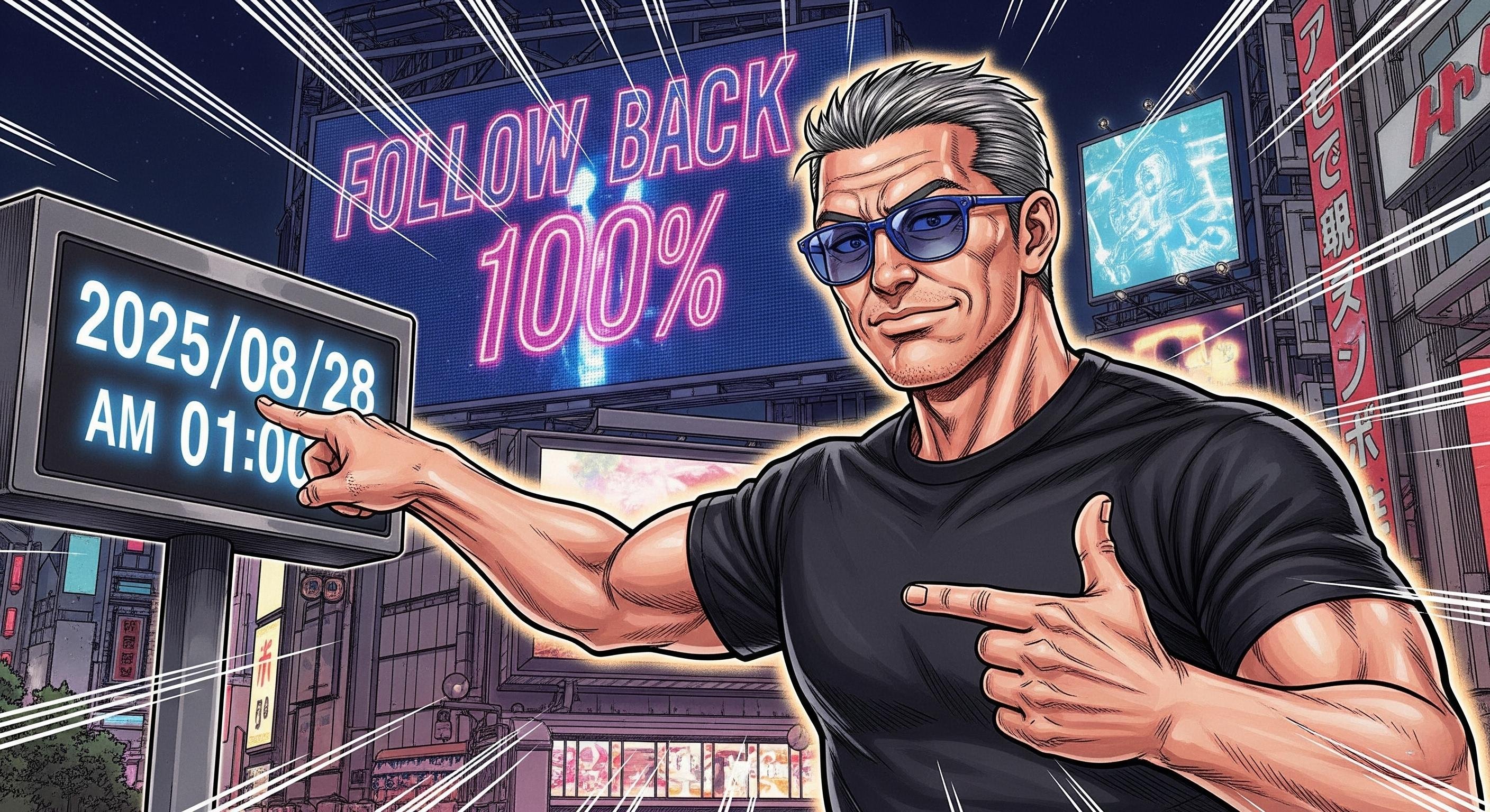 noteの常識を疑え！『フォロバ100』に50代のおっさんが挑んで