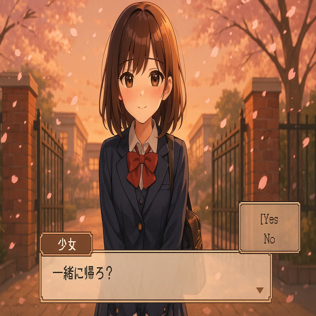 ChatGPTを使って日本語セリフ付きRPGゲームのシーンを再現してみた