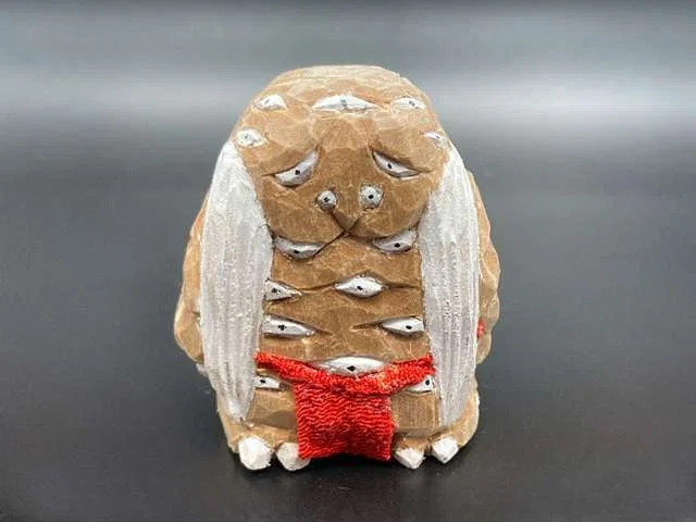 木彫人形 妖怪百目