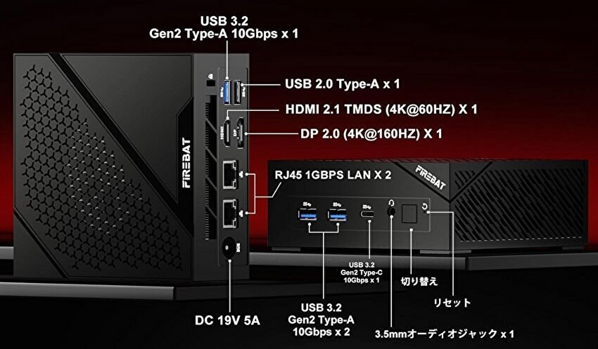 Ryzen 5 6600Hを搭載するミニPCが 32,489円で販売中。メモリ 16GB、SSD