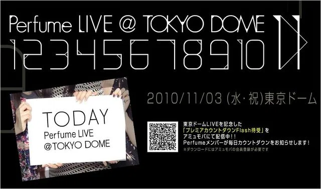 Perfume LIVE@TOKYO DOME 2010.11.3｜もた