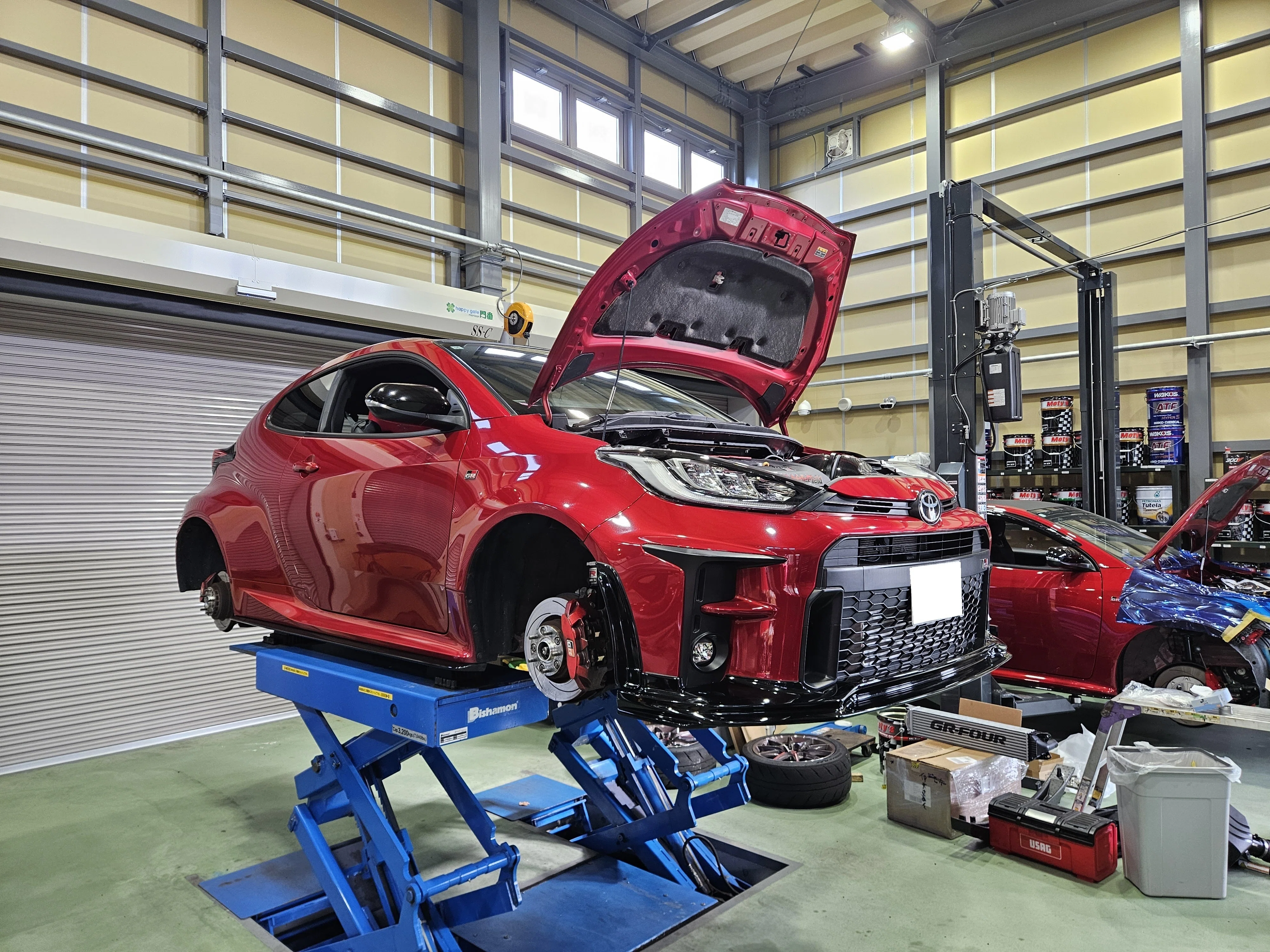 GRヤリス マイナー前　HKS ハイパーマックスS 今話題のGRヤリスにHKSハイパーマックスS取付！！｜カルバン 野々市
