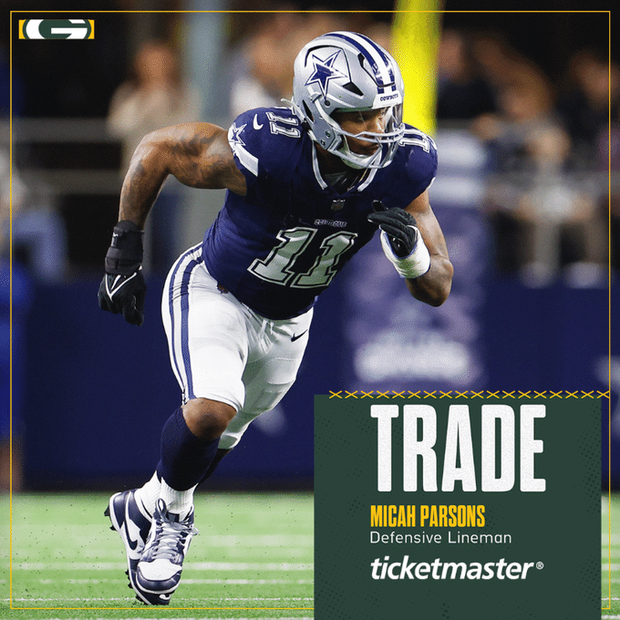 NFLの歴史を揺るがすビッグトレード】DALのマイカ・パーソンズを獲得