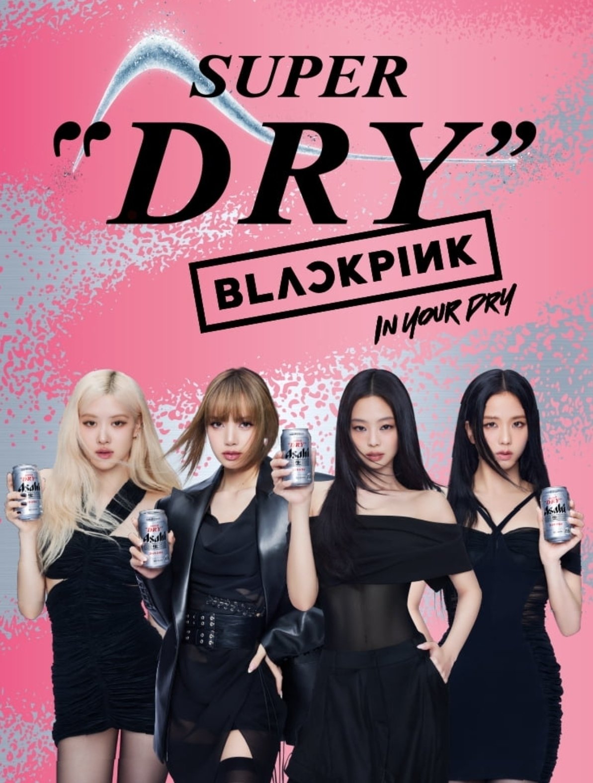 Asahi BLACKPINK デザイン缶 350ml 24缶 BLACKPINK × アサヒ
