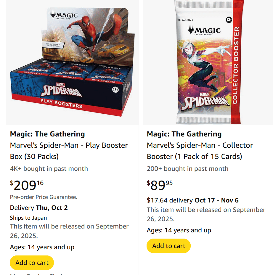 大分判明した中身がスカスカな気がするスパイダーマンコラボ。著者の