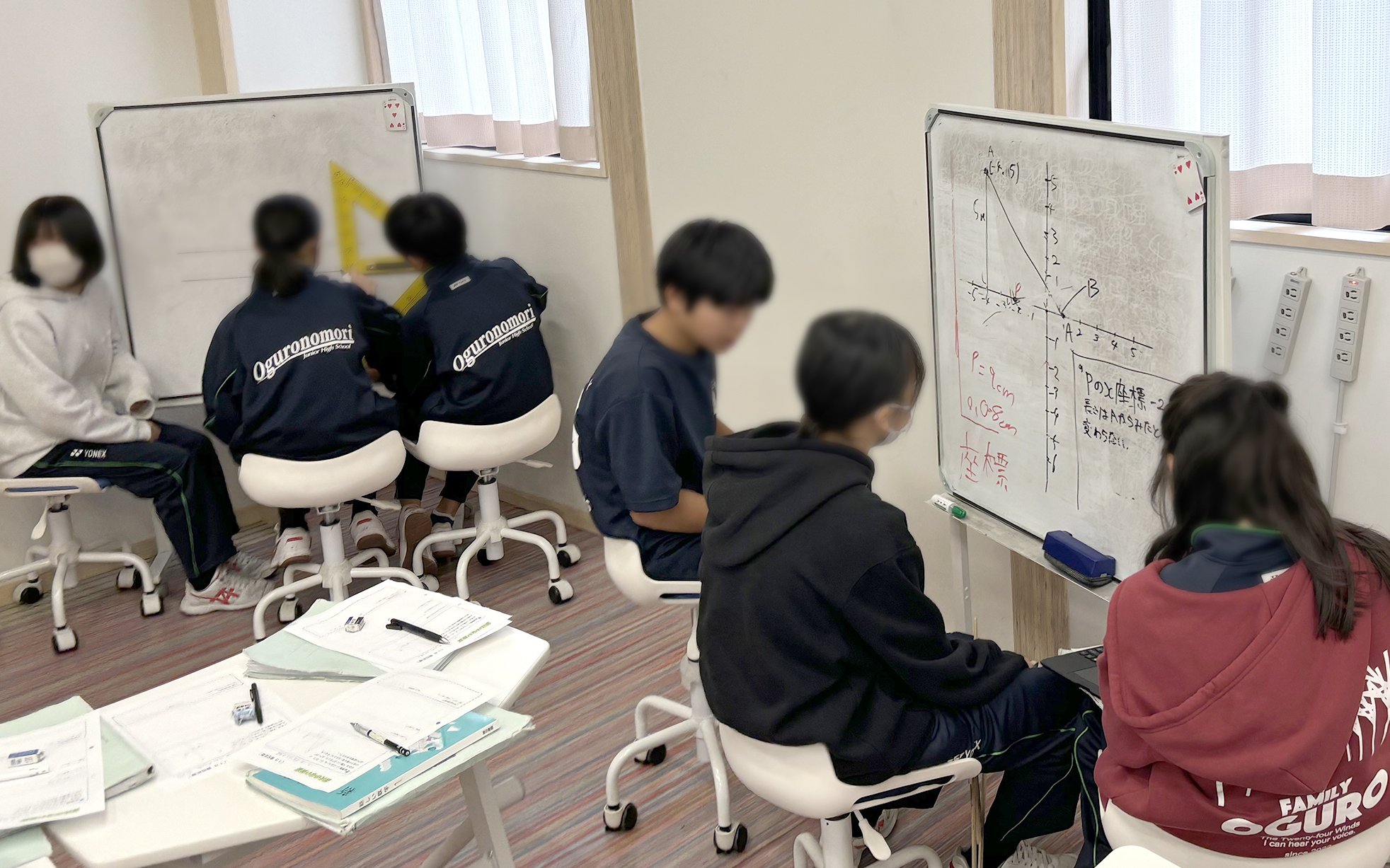 流山市立おおぐろの森中学校、「答えのない教室」実施風景