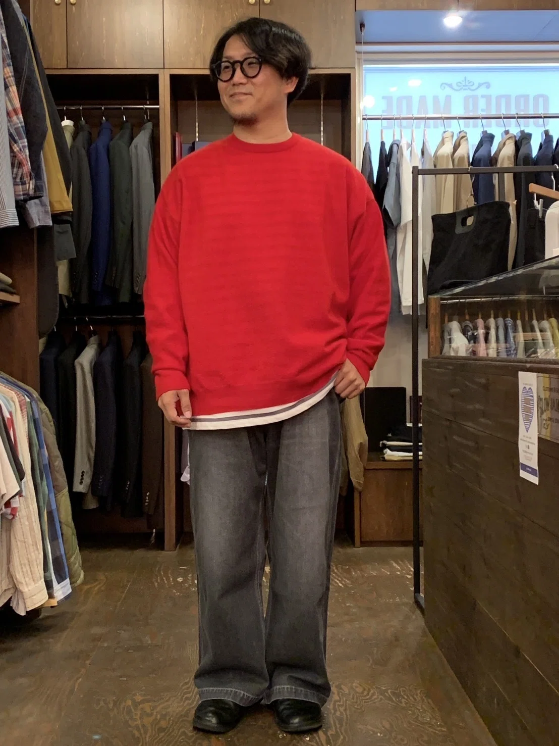 ORDINARY FITS Barber Knit カーデ＆クルーネックのご紹介です。｜SLOW JAM