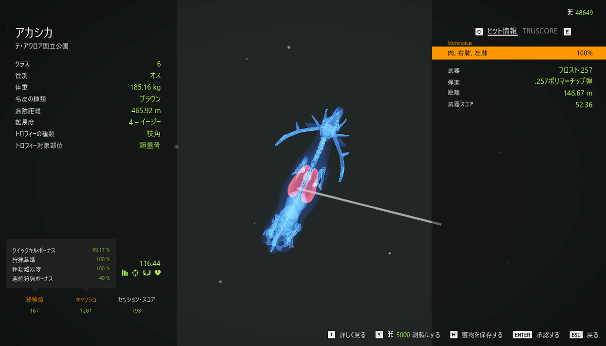 the Hunter:CotWの使えると思えた銃挙げてみた(2025/8/26環境内