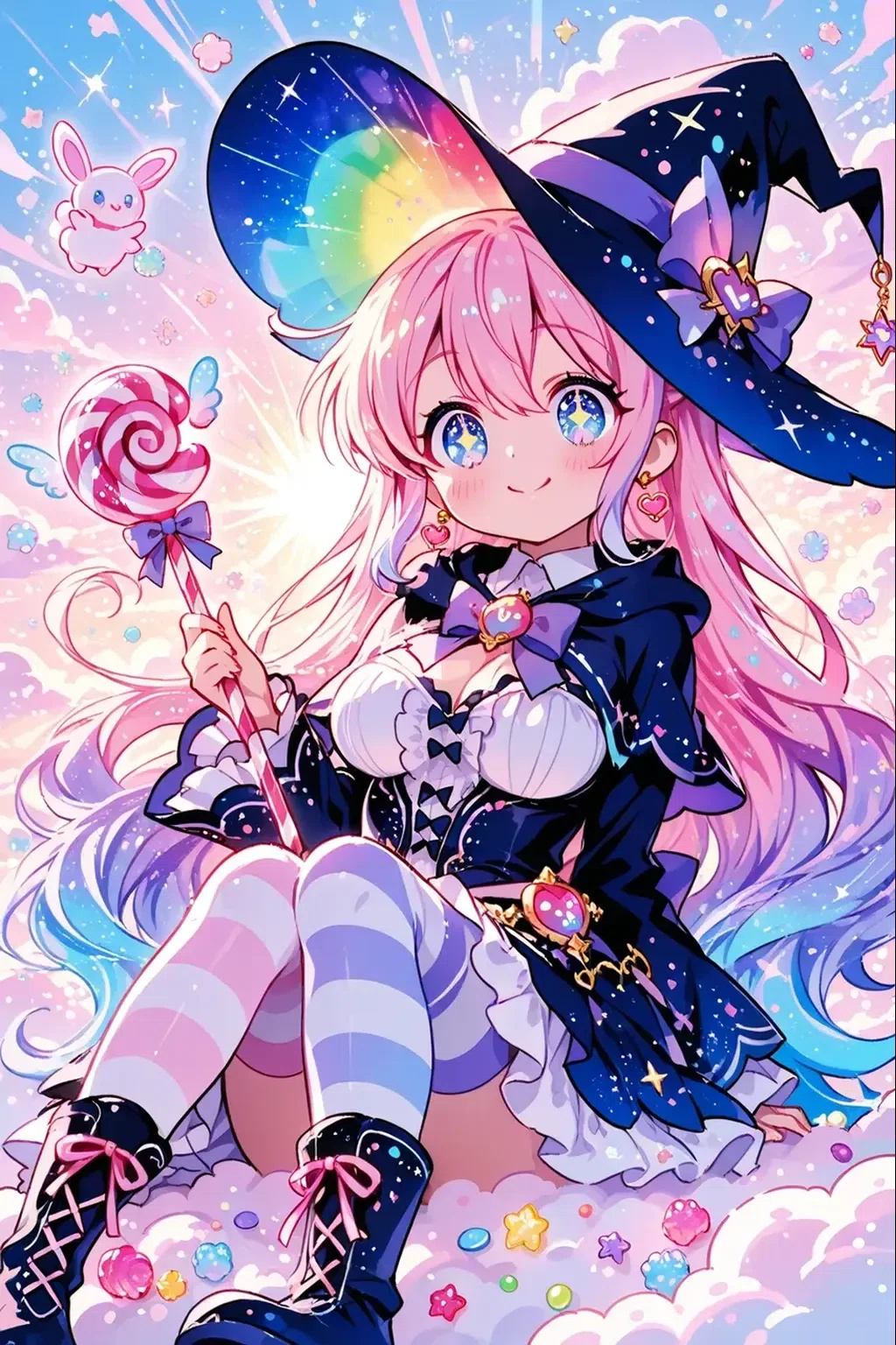 気ままに】魔女のイラスト【AIイラスト】｜健太