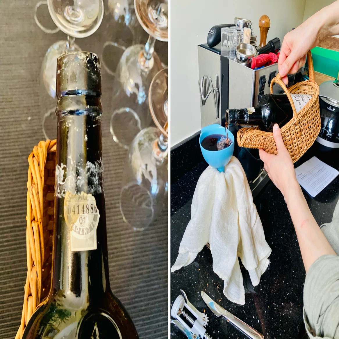 お酢か、ルビーか？ 47年の眠りから覚めたヴィンテージのデカンタ。｜山林