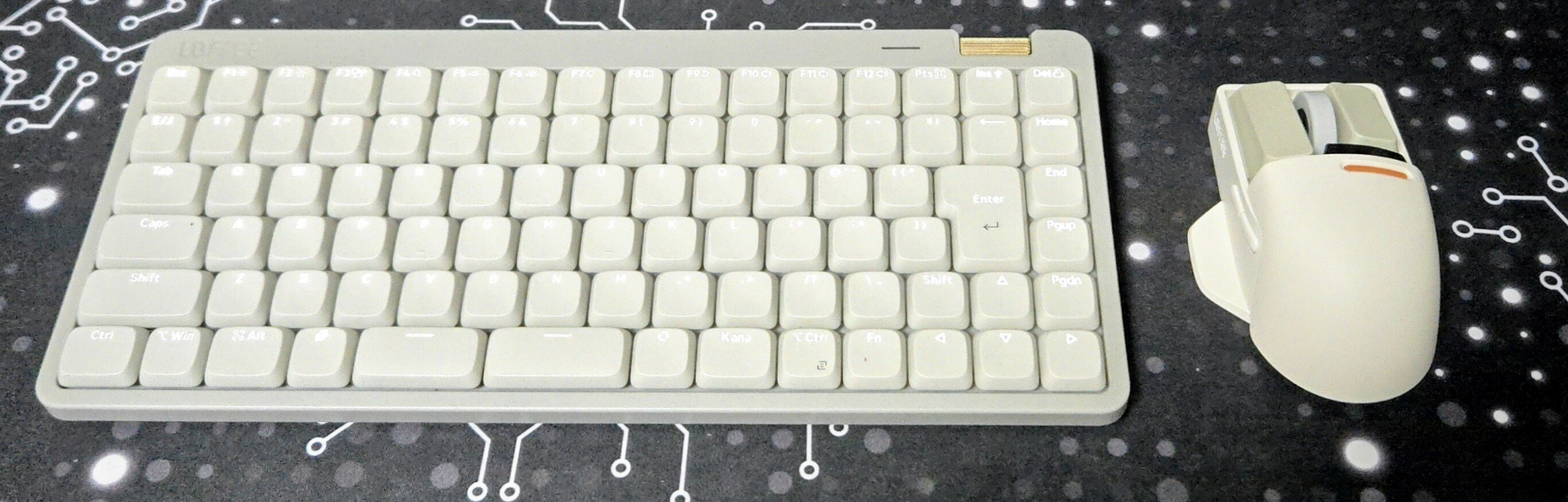 【試打のみ】Lofree Flow Lite JIS ホワイト キーボードレビュー】各所で絶賛されているLofree Flow Liteを