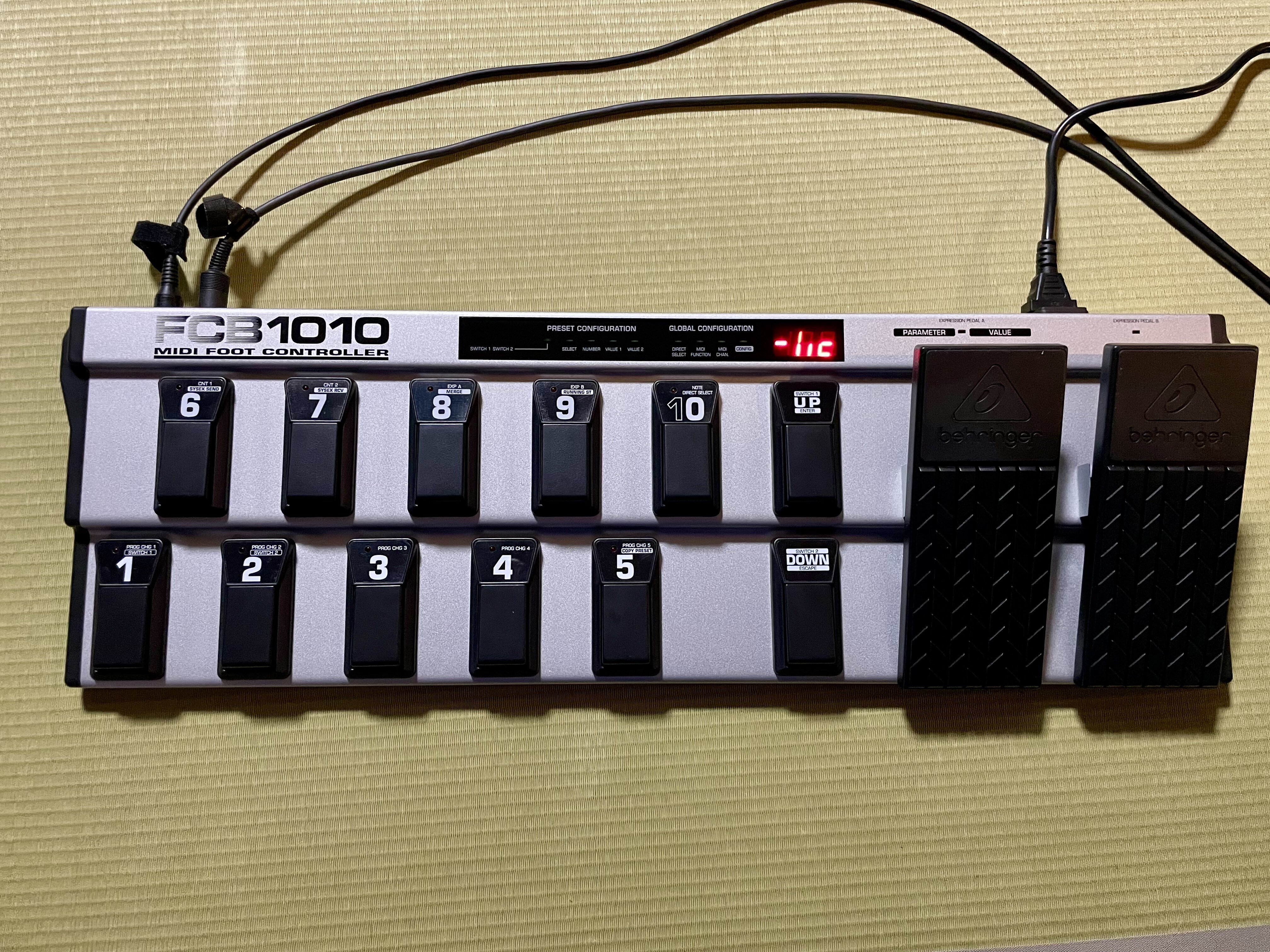 MIDIフットコントローラーFCB1010を拡張するチップUnO2 インストール