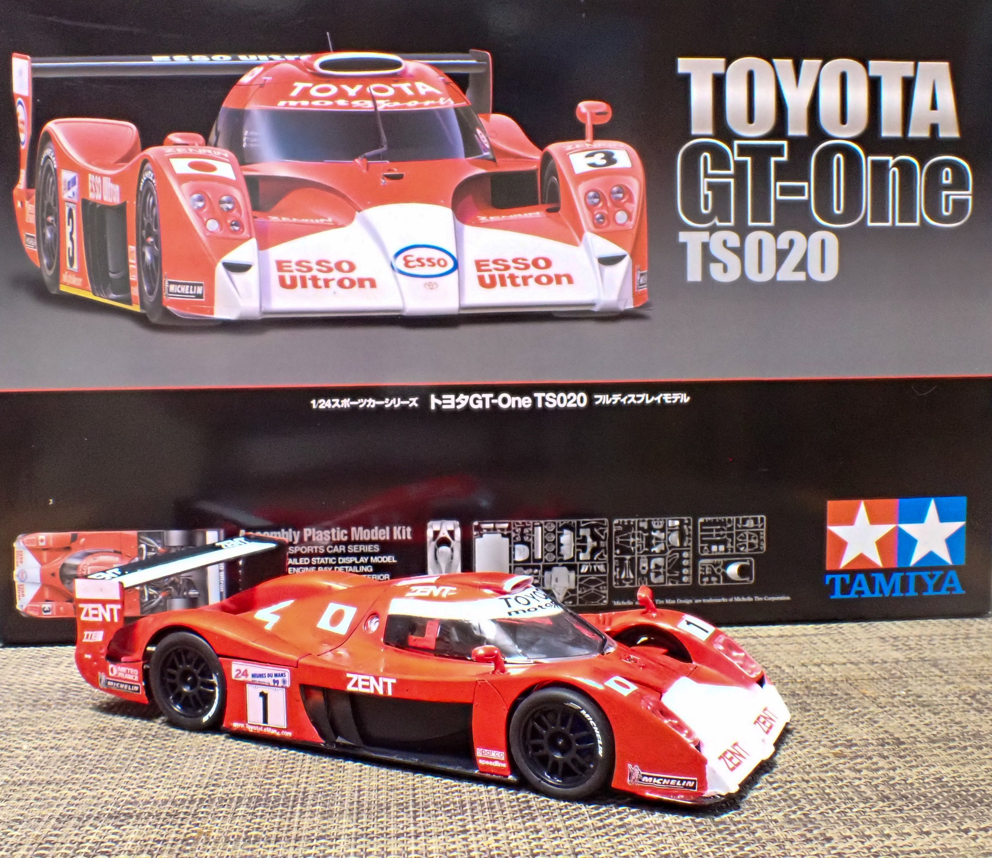 タミヤ1/24レーシングカー TOYOTA GT-ONE TS020｜セるしうす