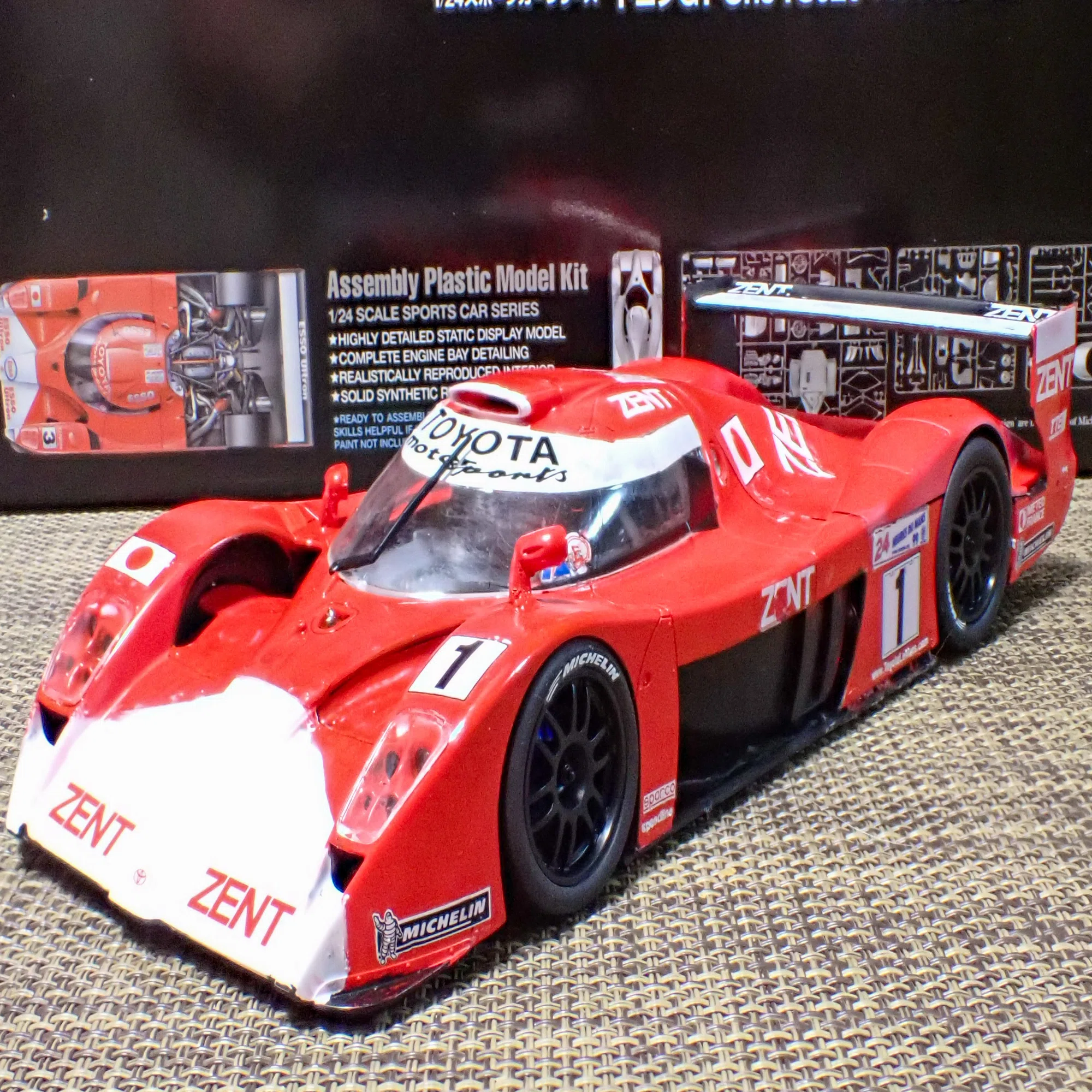 タミヤ1/24レーシングカー TOYOTA GT-ONE TS020｜セるしうす