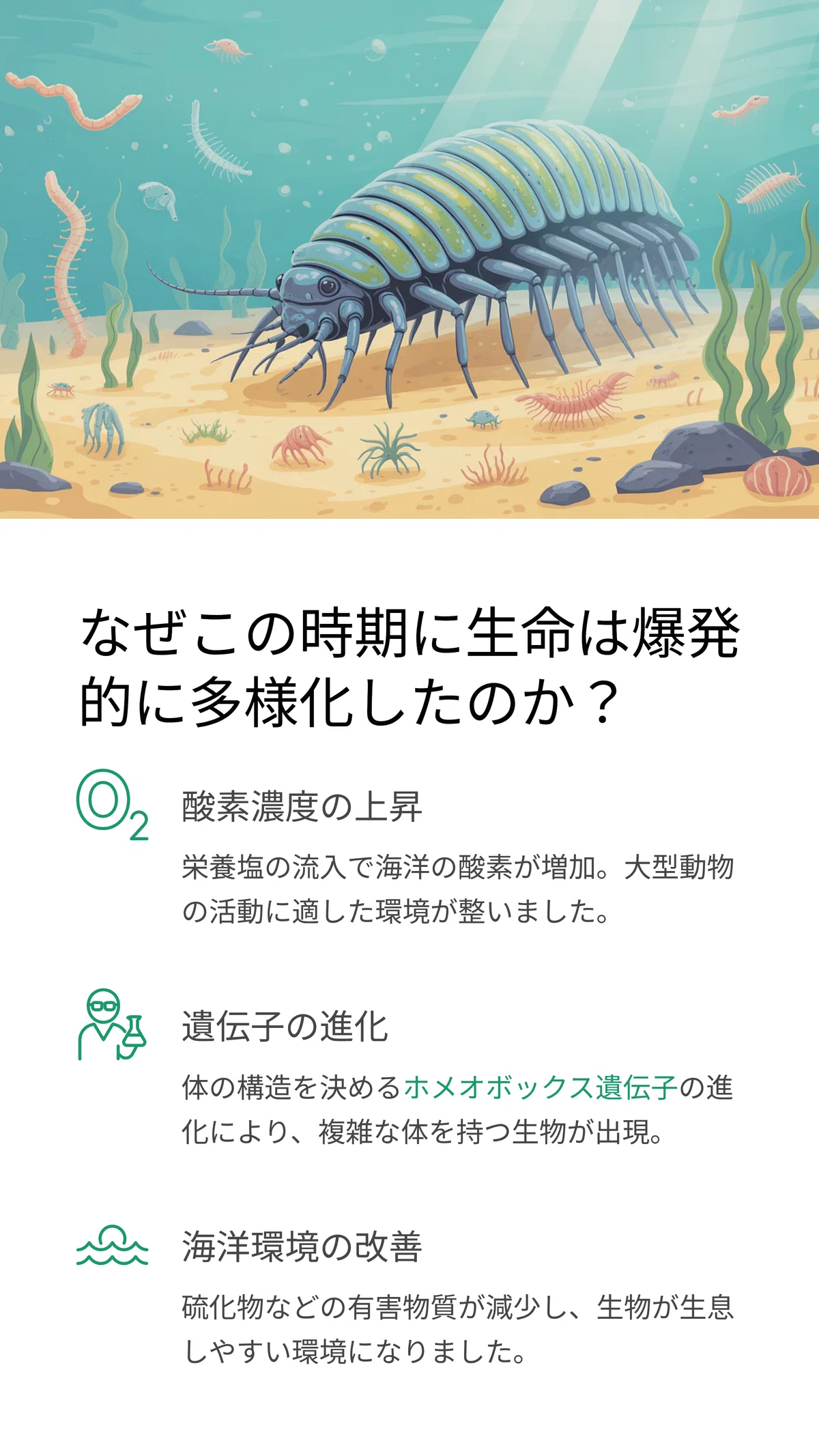カンブリア紀の爆発とは？―奇妙な化石と生命多様化の謎に迫る｜松尾靖隆