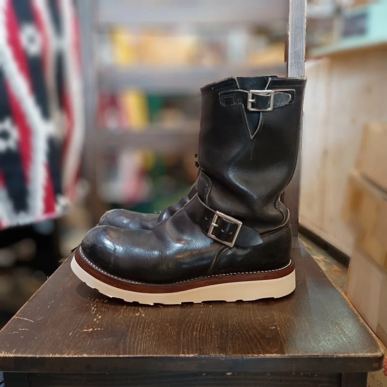 Resole/ソールカスタム】Red Wing#2268エンジニアブーツ+vibram#4014 
