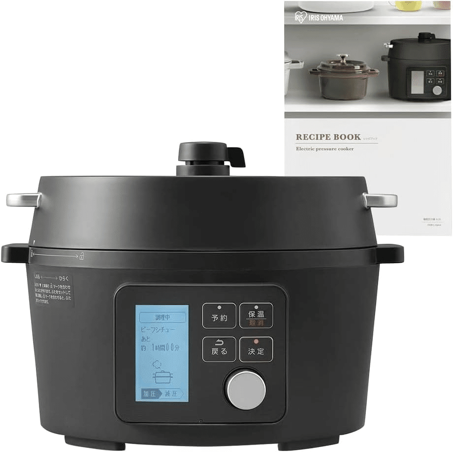 電気圧力鍋 4L アイリスオーヤマ  圧力鍋 炊飯器PMPC-MA4-B 楽天市場】【最大400円OFF☆くらしに＋】 ☆楽天1位☆ 電気圧力