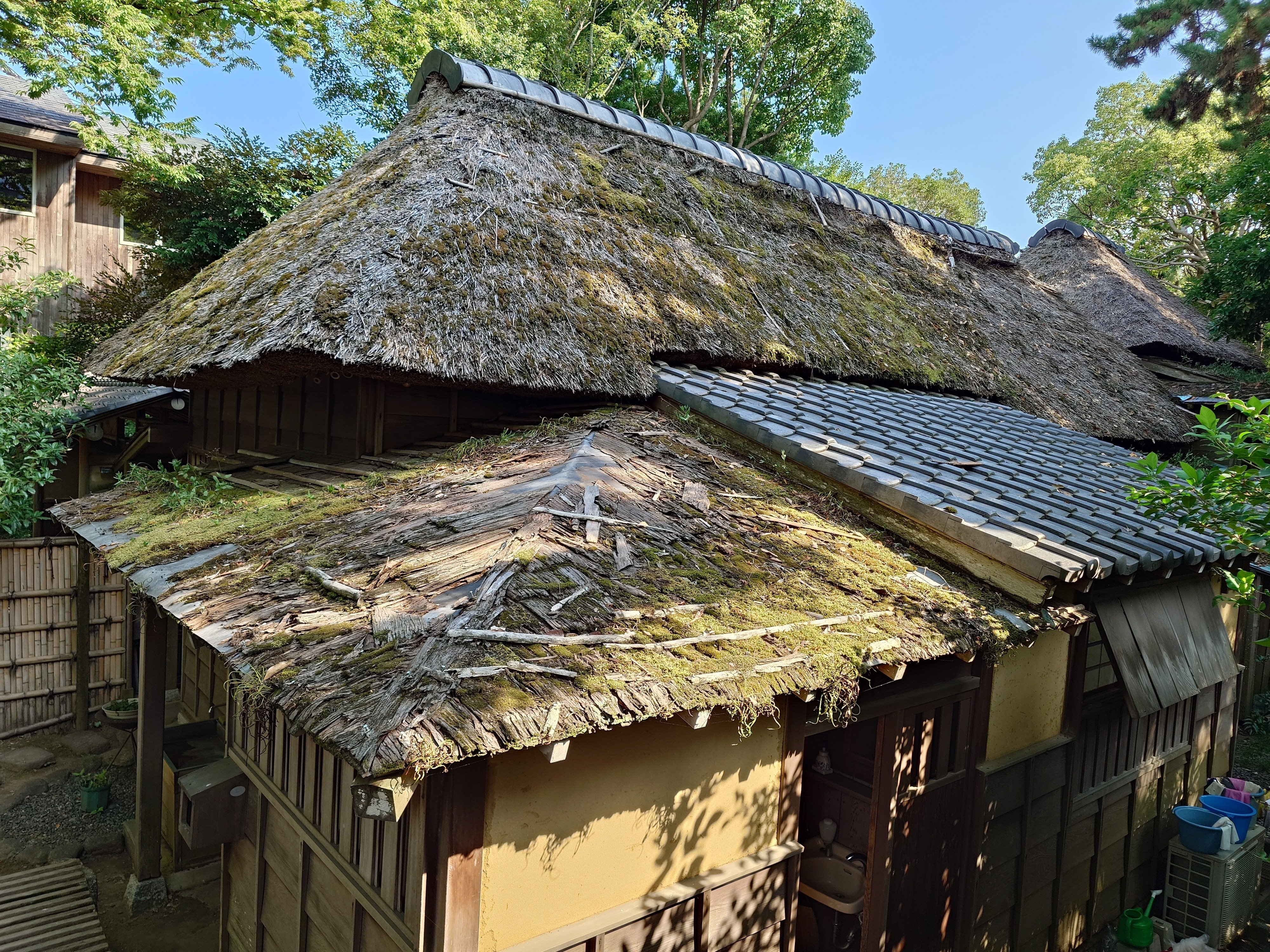 庵をぐるりと一周できる