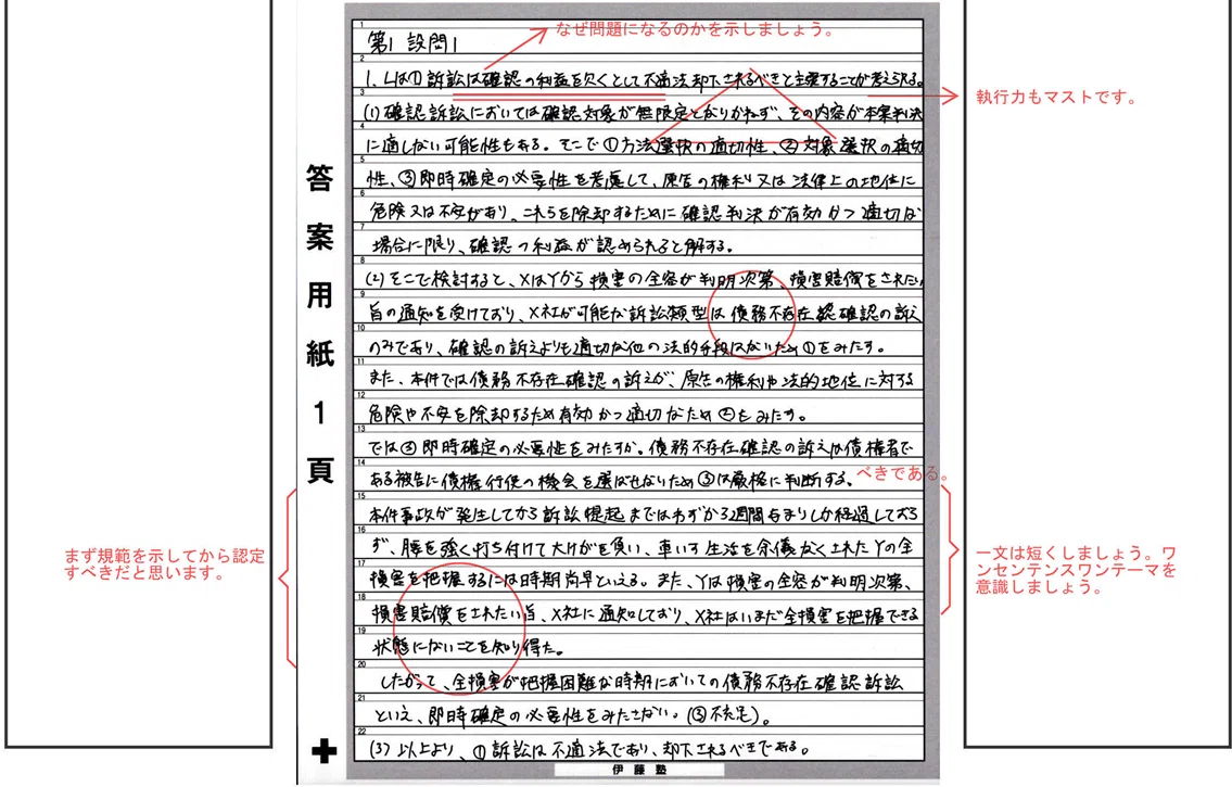 伊藤塾 2020年予備試験論文直前答練 法律基本7科目と法律実務基礎科目