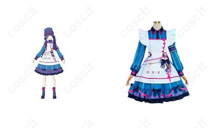 プロジェクトセカイ 朝比奈まふゆ「猫耳おばけの案内人」コスプレ衣装