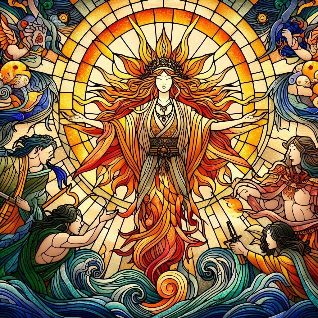 note de art】アメノミナカヌシ様、内なる宇宙の中心と繋がる光