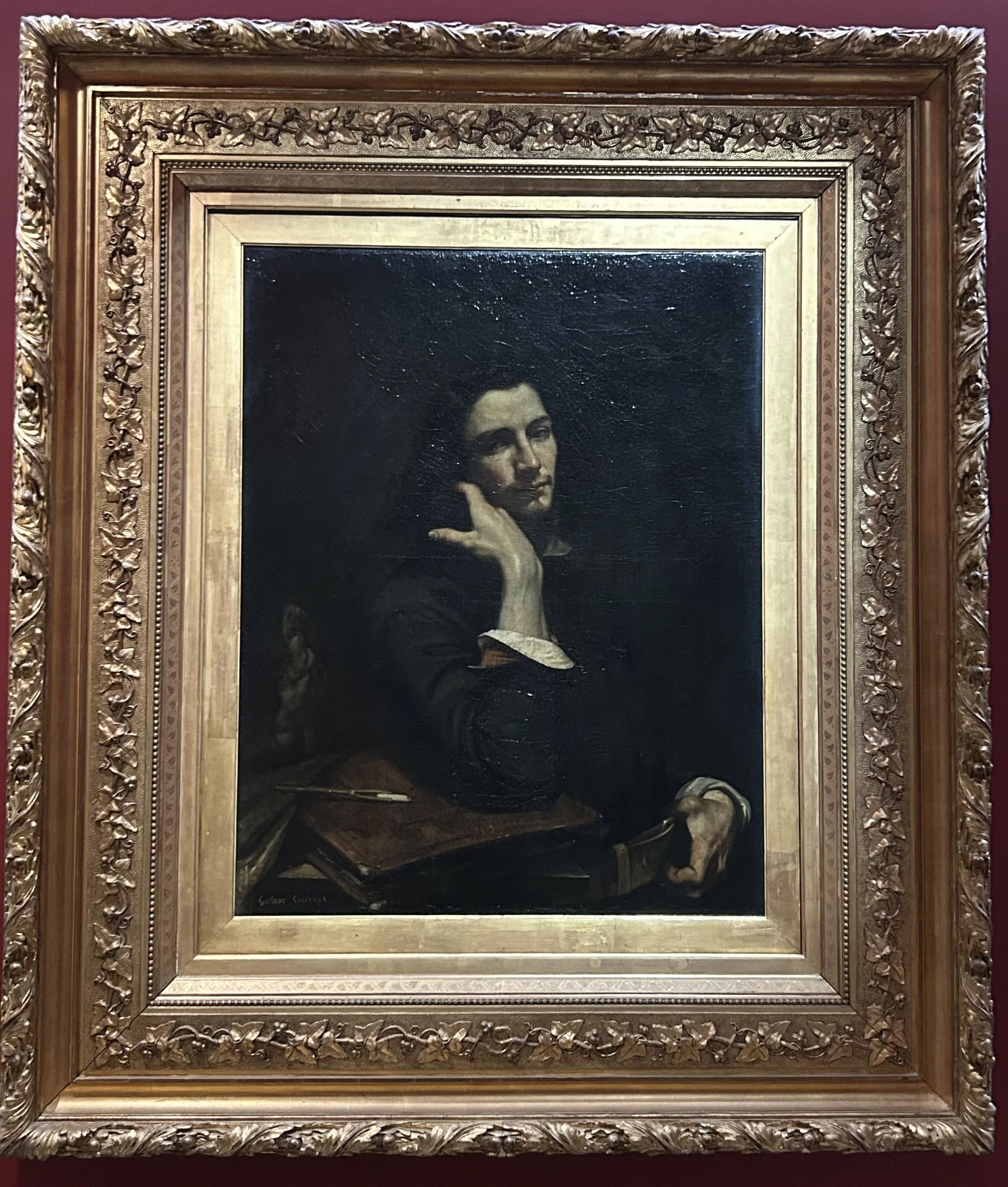 子供のためのプチ・パレ美術館(215)黒い肖像画なんてつまらない/デ