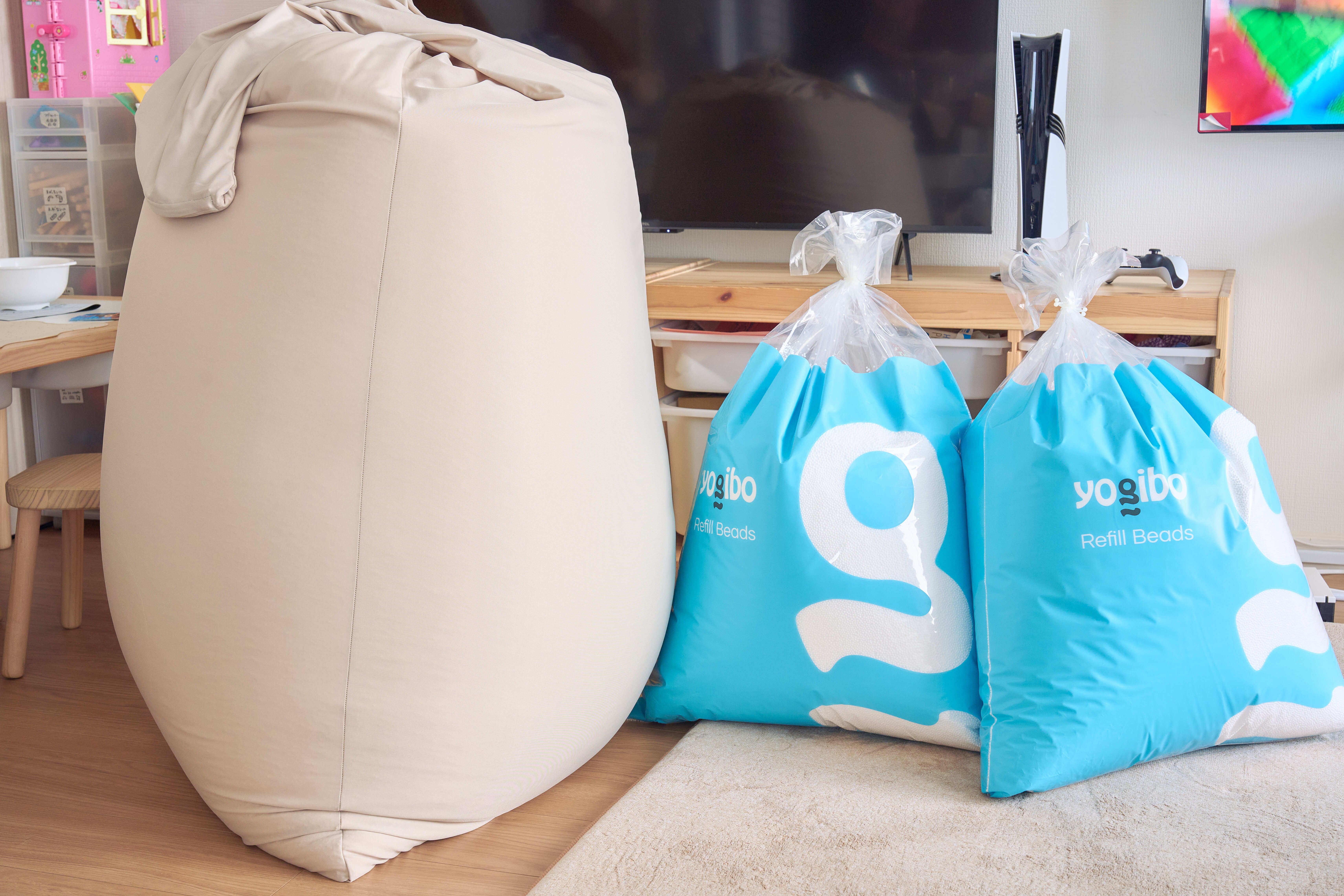 ヨギボーMAXビーズ補充してみた | ヘタリ解消で快適さが復活する簡単