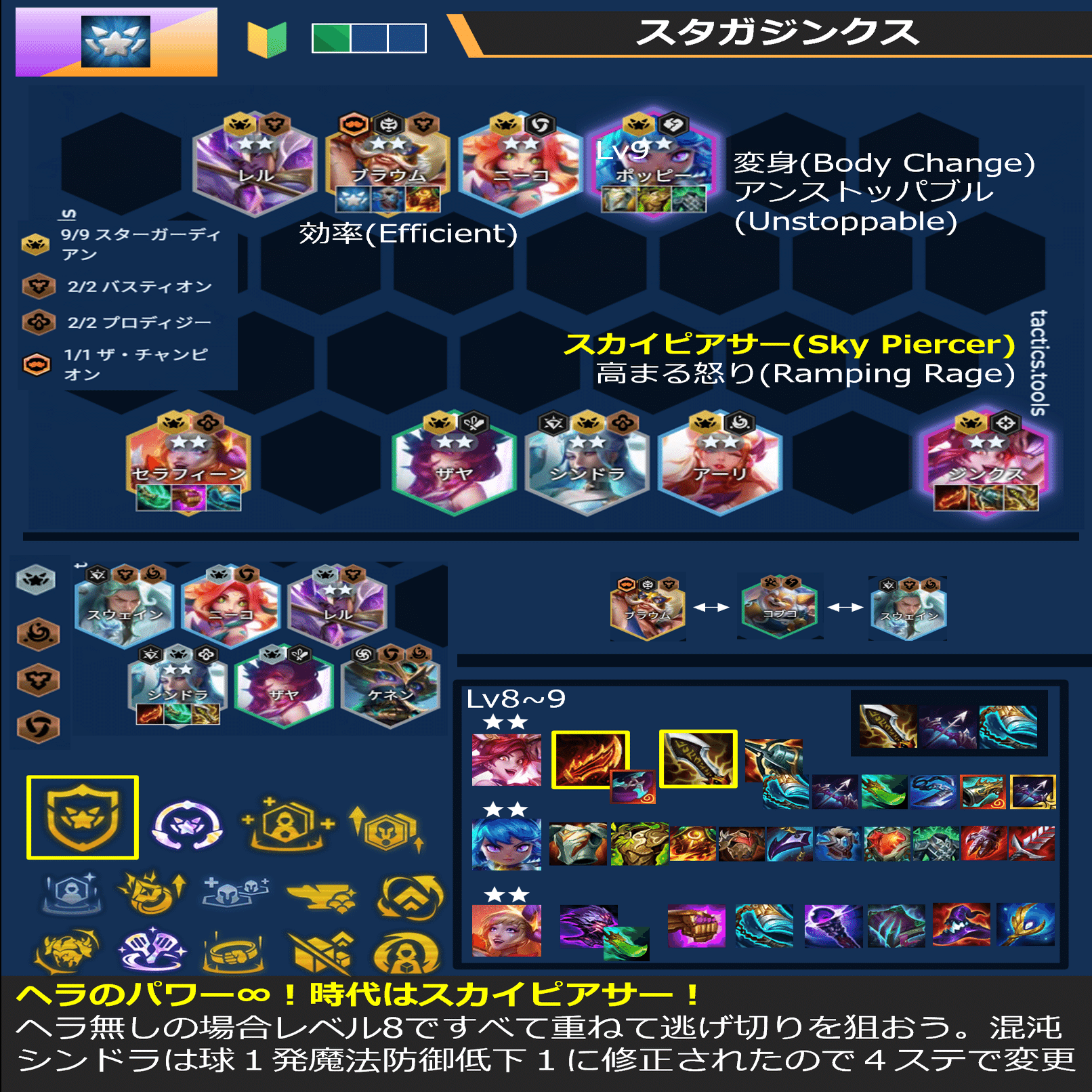 パーツ TFT TFT構成集Patch15.3 マイ構成探しの旅｜Orgap