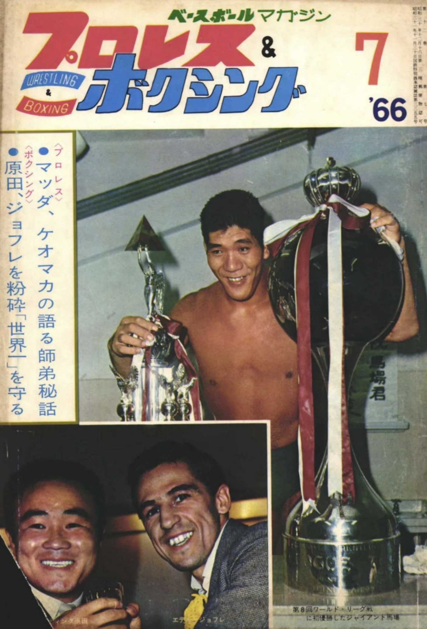 我が心のジャイアント馬場・完全保存版／日刊スポーツグラフ。【66頁