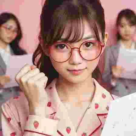 眼鏡 美人 美女 AI画像 有料（写真販売）＜30枚：350円＞（サンプル）011