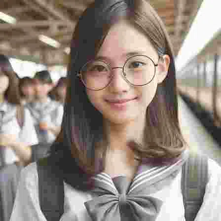 眼鏡 美人 美女 AI画像 有料（写真販売）＜30枚：350円＞（サンプル）012