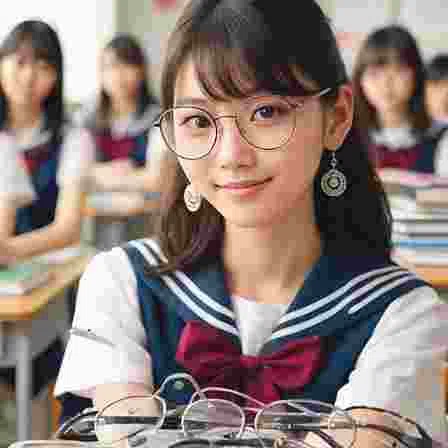 眼鏡 美人 美女 AI画像 有料（写真販売）＜30枚：350円＞（サンプル）018