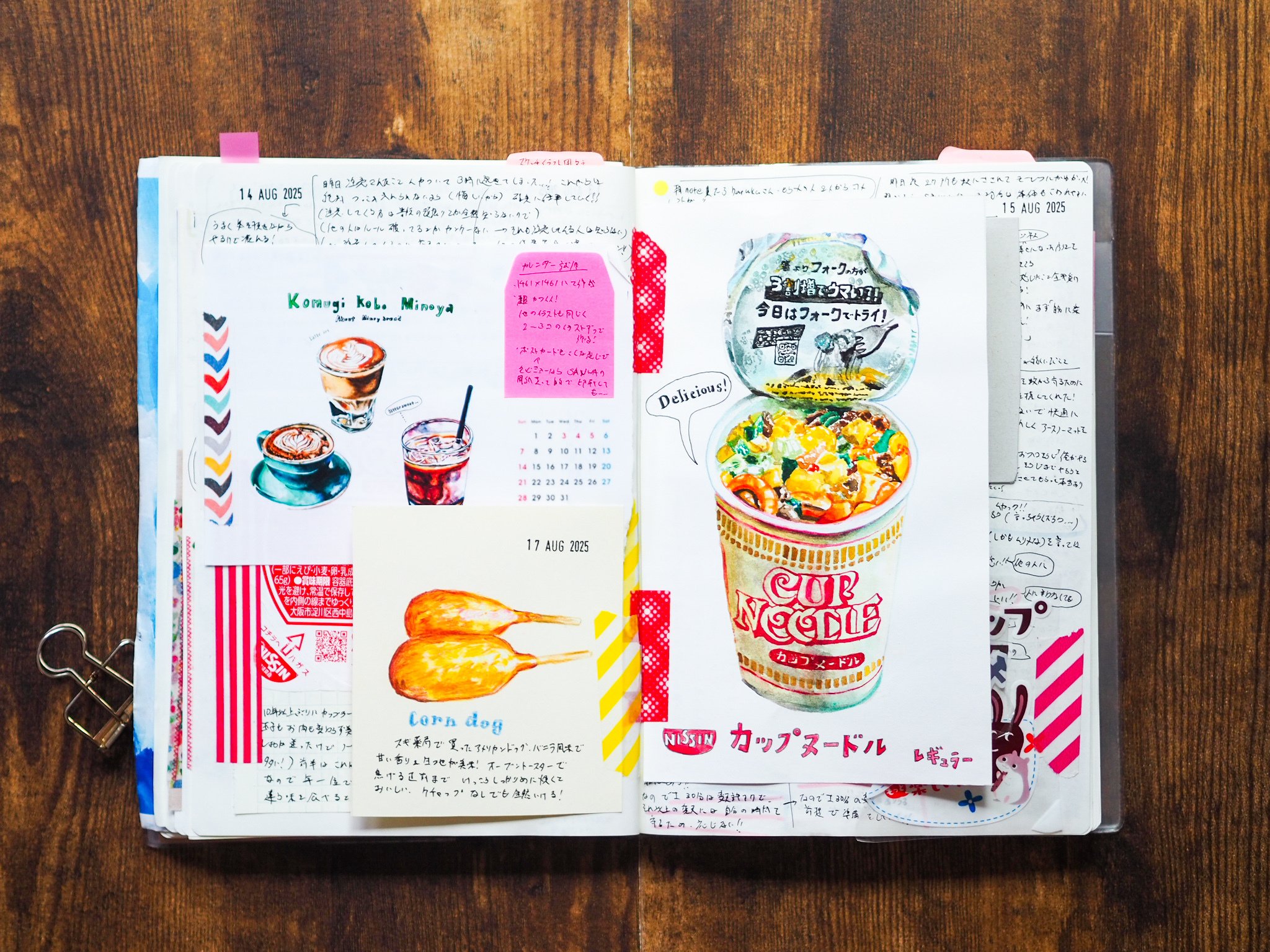 ノートの複数使いを辞めて、試しに一冊のノートに全部まとめて書いてみ