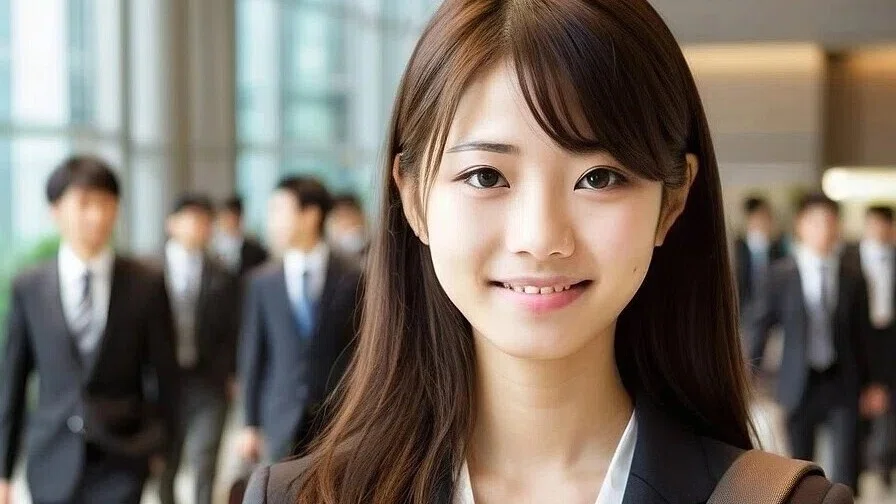 女性会社員 AI画像 有料（写真販売）＜30枚：350円＞02