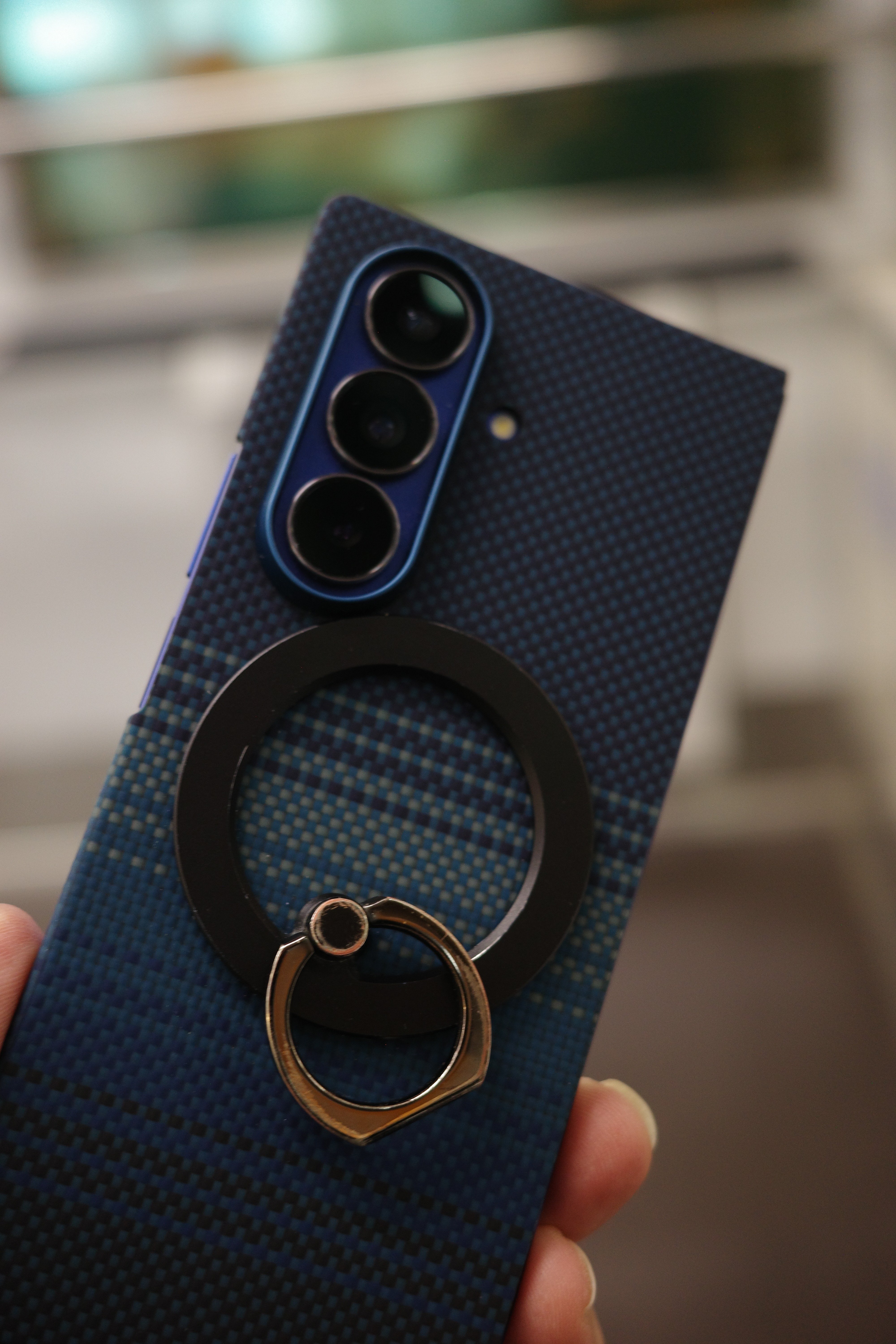 Galaxy Z Fold6 ブラック 本体 PITAKAケース付き これはハマる。Galaxy