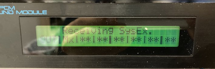Roland U-220 バップアップ電池交換、Factory Presetの流し込み｜ぼ