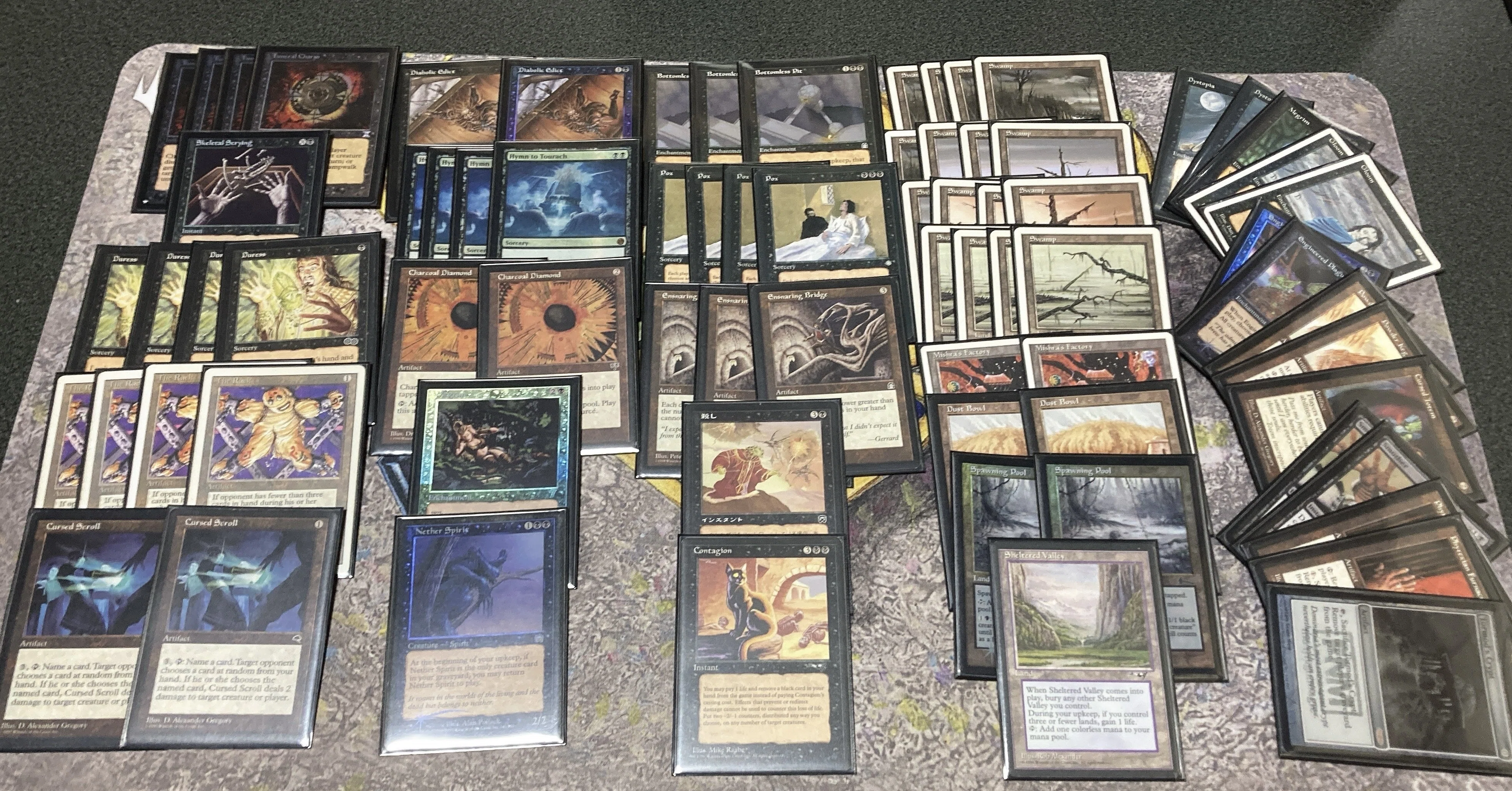 新品】 デッキ MTG Pox MTG】ミドルスクールのデッキを趣向を変えて