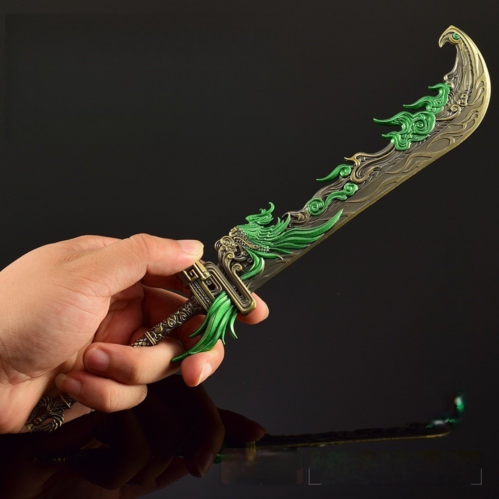 Nakorara NARAKA:BLADEPOINT 龍雀闊刀 大剣 30cm ミニチュア 武器