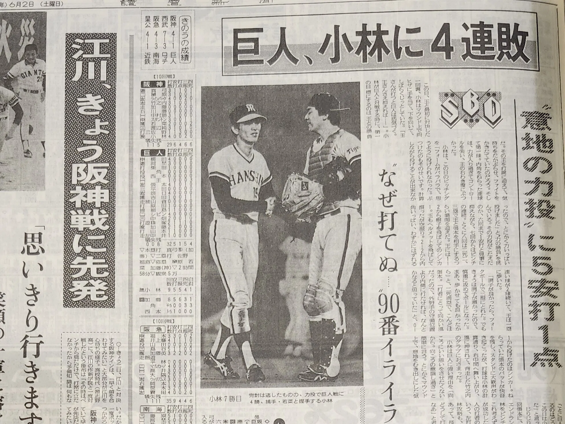 小林繁投手の対巨人8連勝伝説！②｜メビウスリッチ12_yekou07