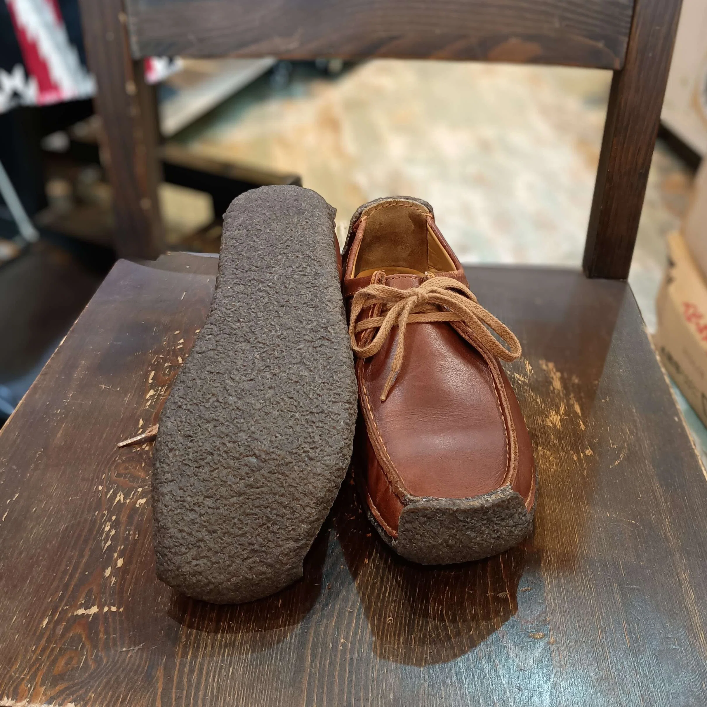 リソール/ソール交換】Clarks/クラークス・ナタリーのオールソール
