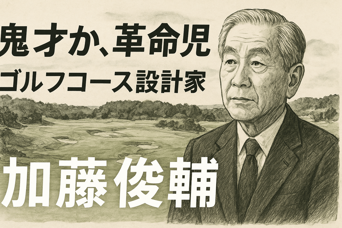 鬼才か、革命児か。ゴルフコース設計家・加藤俊輔の挑戦美学