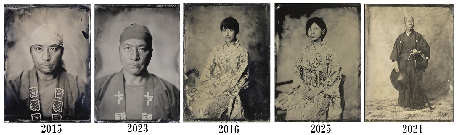 湿板写真館10周年あいさつ｜ライトアンドプレイス湿板写真館