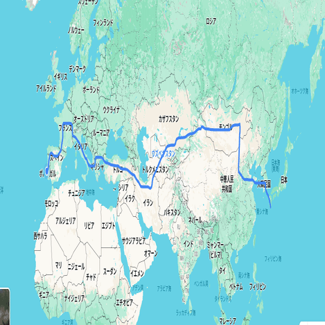 ユーラシア大陸横断編始まるよ。｜【髭妖怪】世界一周備忘録と