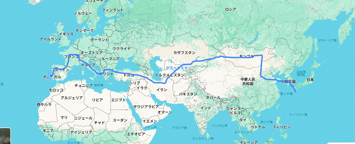 ユーラシア大陸横断編始まるよ。｜【髭妖怪】世界一周備忘録と