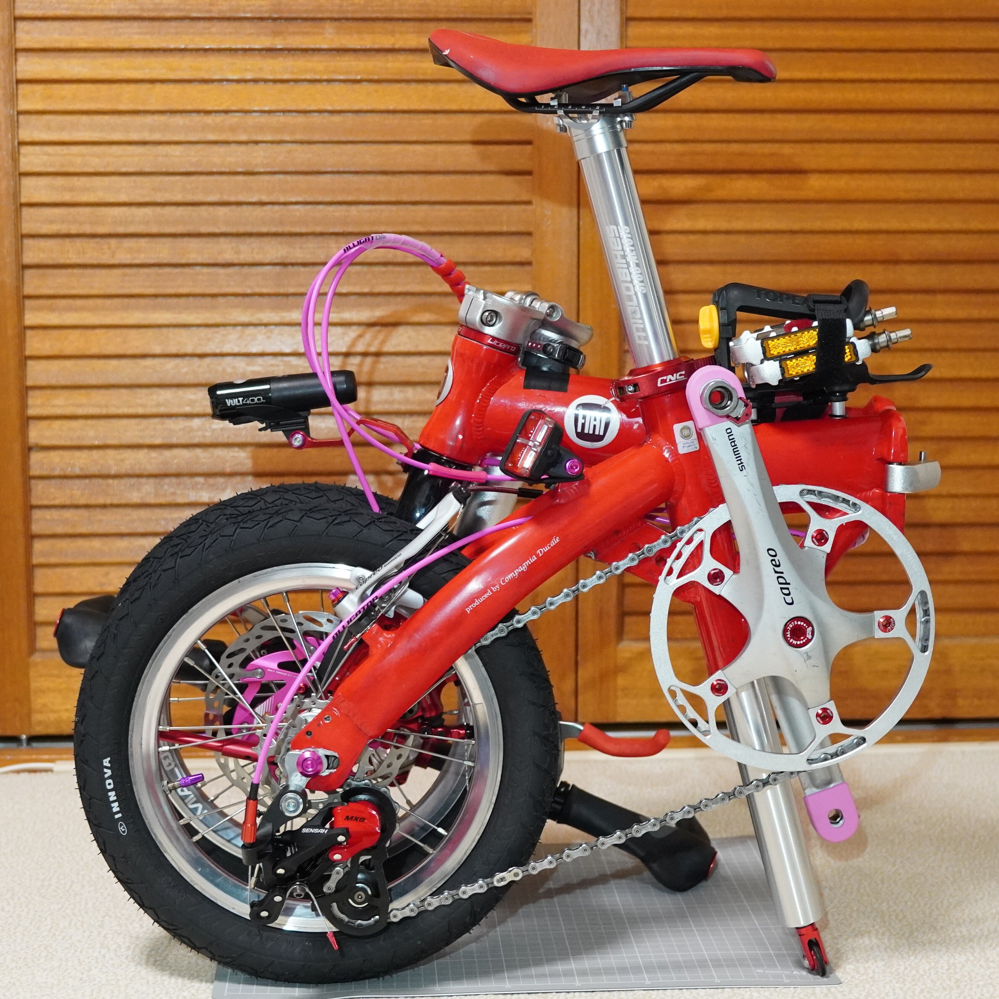 9年間酷使から再生!折りたたみ自転車14インチミニベロ