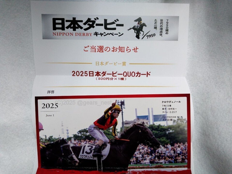 JRA2020第87回 日本ダービーキャンペーンWIN5賞当選品ウォールクロック JRA2020第87回 日本ダービーキャンペーンWIN5賞当選品ウォール