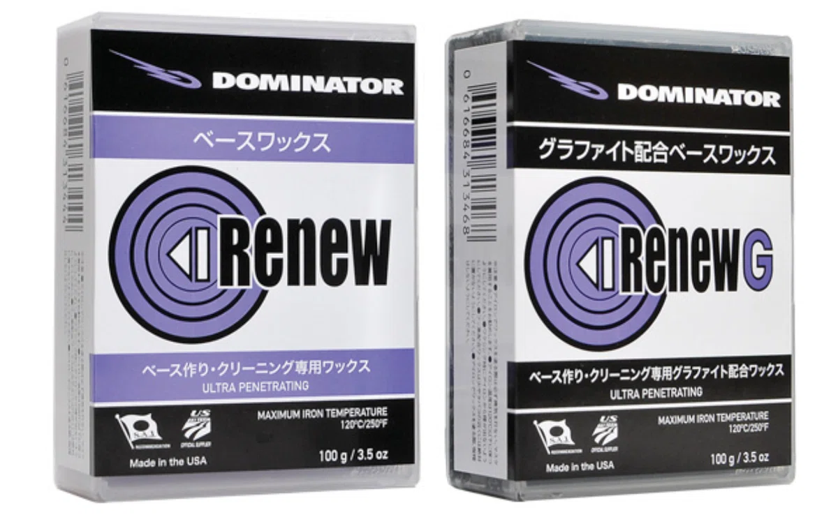 ベース作り2回でOK!!】DOMINATOR WAX（スノボ・スキーワックス